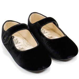 Old Soles Lady Jane Black Velvet Mary Janes